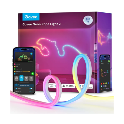 GOVEE NEON PREINSTALLED STRIP LIGHT WHITE 5 METER