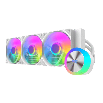 DARKFLASH DG360 WHITE 360MM ARGB LIQUID COOLER