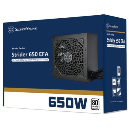 SILVERSTONE STRIDER 650 EFA 80 PLUS 650W ATX POWER SUPPLY