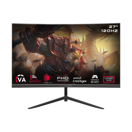 GAMEON GOC27F120VA CURVED 27" FHD, 120HZ, MPRT 1MS, HDMI 2.1, VA PANEL GAMING MONITOR