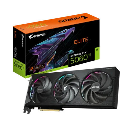 GIGABYTE AORUS RTX 5060 TI ELITE OC 16GB 3 FANS GRAPHICS CARD